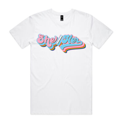 She/Her Pronoun Tee - Unisex Tee Thumbnail