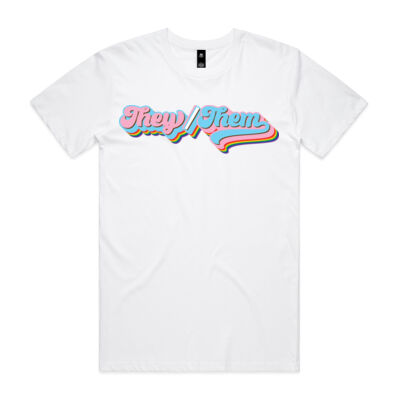 They/Them Pronoun Tee - Unisex Fit Thumbnail