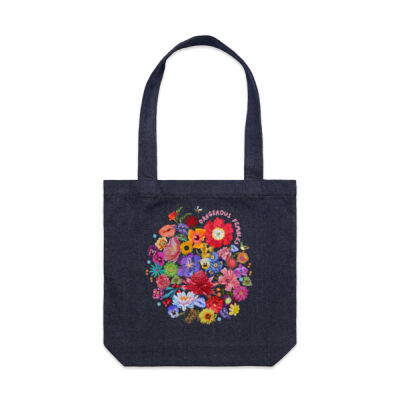 Australian Artist Collective  - Bright Denim Tote Thumbnail