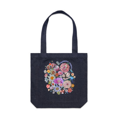 Australian Artist Collective  - Pastel Denim Tote Thumbnail