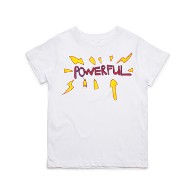 POWERFUL - Ruby Draws Stuff Kids Tee Thumbnail
