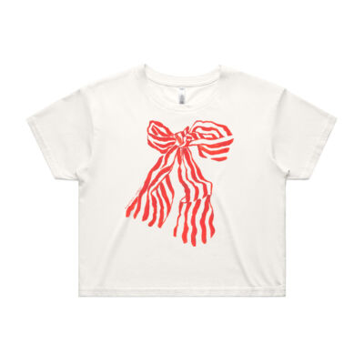 Kimmy Hogan x Jumbled Christmas Women's Crop Tee Thumbnail