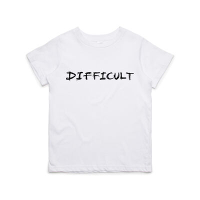 DIFFICULT by Grace Tame JNR Tee Thumbnail